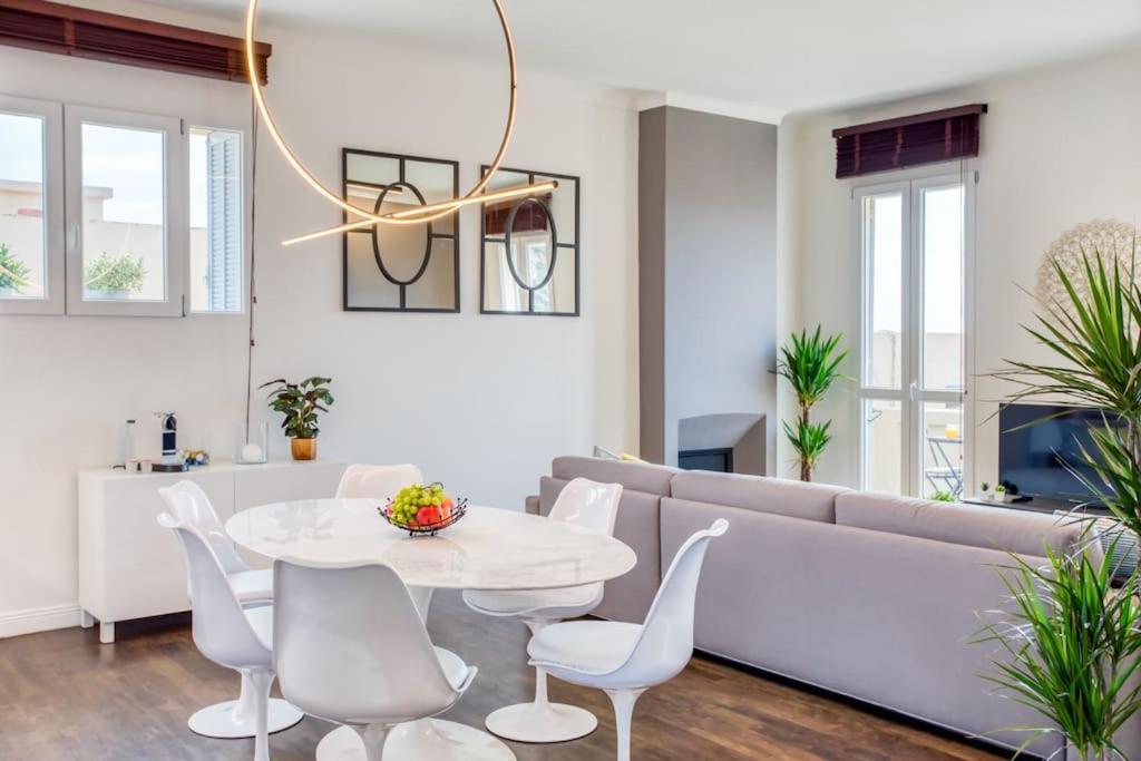 #24 Marie-Claire Suite Sea View/Balcony/Ac/5Min Port Вільфранш-сюр-Мер Екстер'єр фото