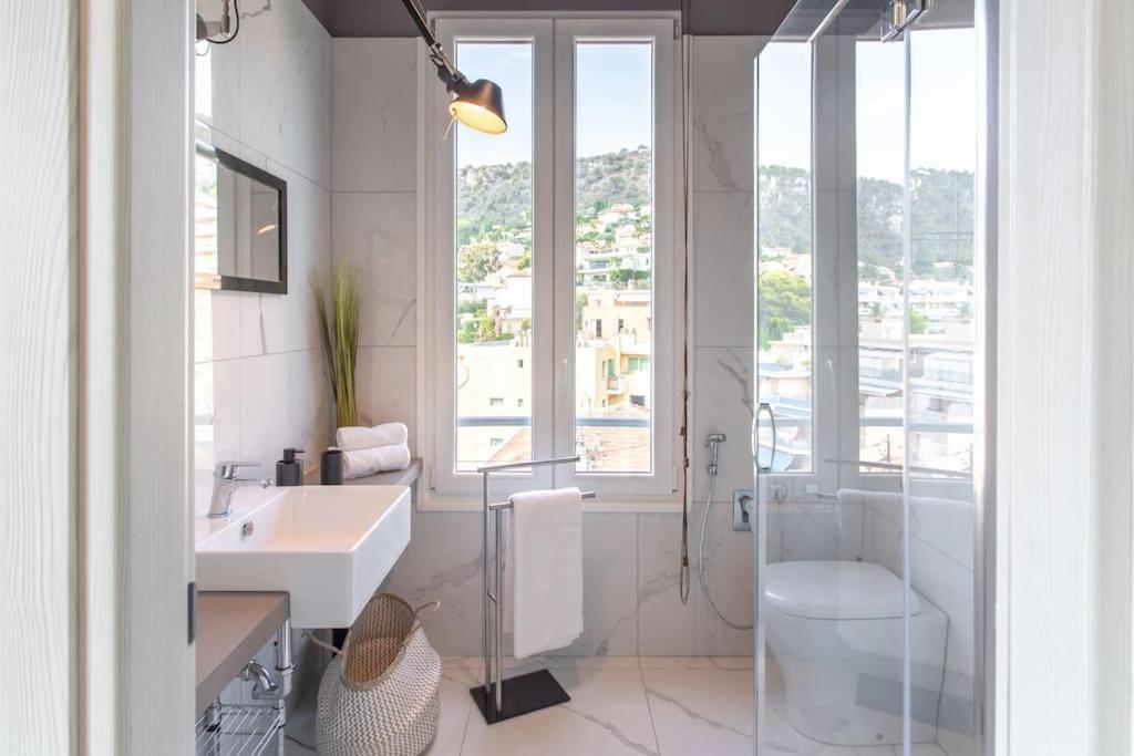 #24 Marie-Claire Suite Sea View/Balcony/Ac/5Min Port Вільфранш-сюр-Мер Екстер'єр фото